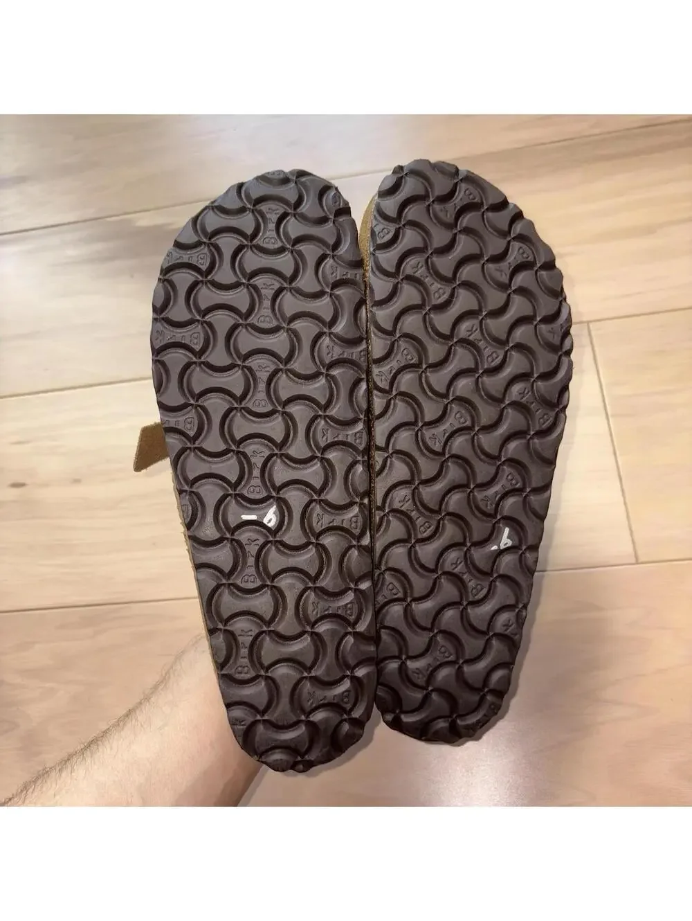 Birkenstock Buckley Shearling Brown Suede Women’s Size 9 Clog Mule - Picture 7 of 7